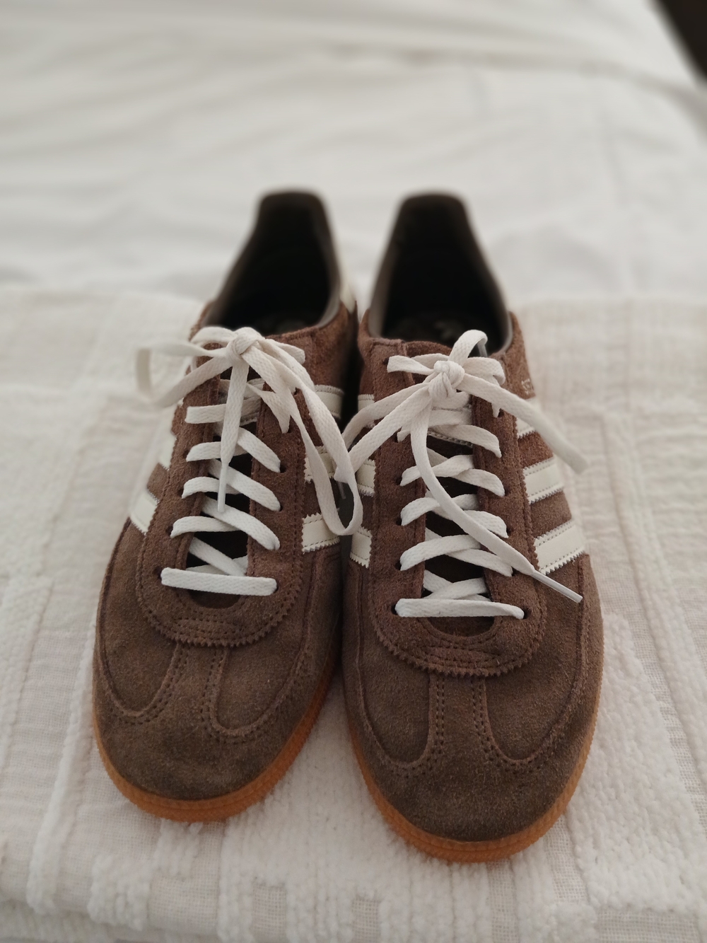Adidas Spezial Womens Brown Suede Sneakers - Picture 2 of 5